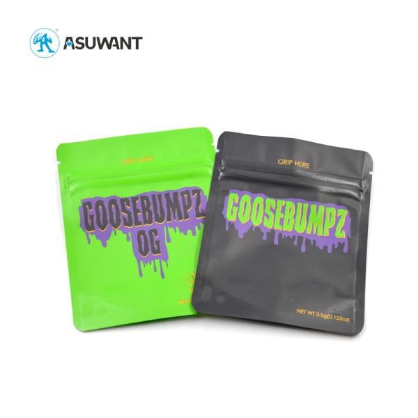 Gravure печатая Mylar кладет молнию в мешки доказательства запаха цветка Stash кладет в мешки для пеньки
