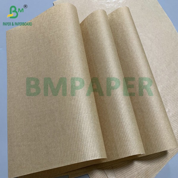 Heavy Duty 24” x 200’ Roll 70gsm 80gsm Striped Kraft Paper for Wrapping Flowers Shipping Protective Packaging
