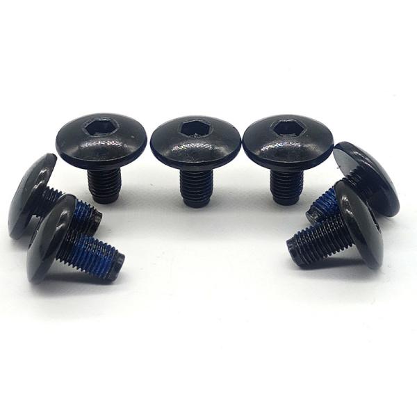 CNC Machining Pre Applied Adhesive Bolt Black Nylon Patch Screw Micro Machining