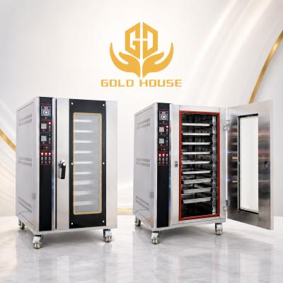 Electric Hot Air Convection Oven Digital Instrument Bakery Equipment 10 Trays