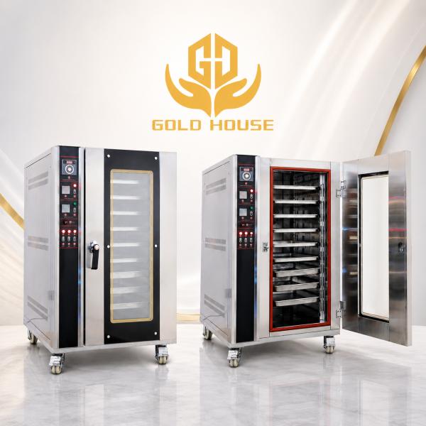 Electric Hot Air Convection Oven Digital Instrument Bakery Equipment 10 Trays