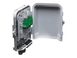 Épissure mécanique de boîte de distribution de fibre de 8 ports avec 2 orifices
