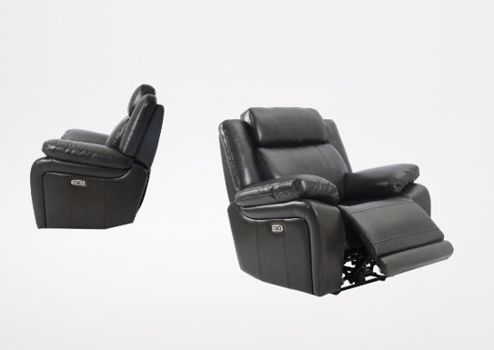 Single Seater American Style Sofas Reclinable Reclyner Electric Massage Leather Sofa