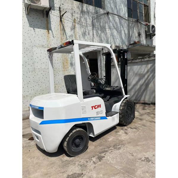 Safer Used TCM 3 ton 3.5 ton Diesel Forklift with ISUZU YANMAR MISUBISHI engine FD30