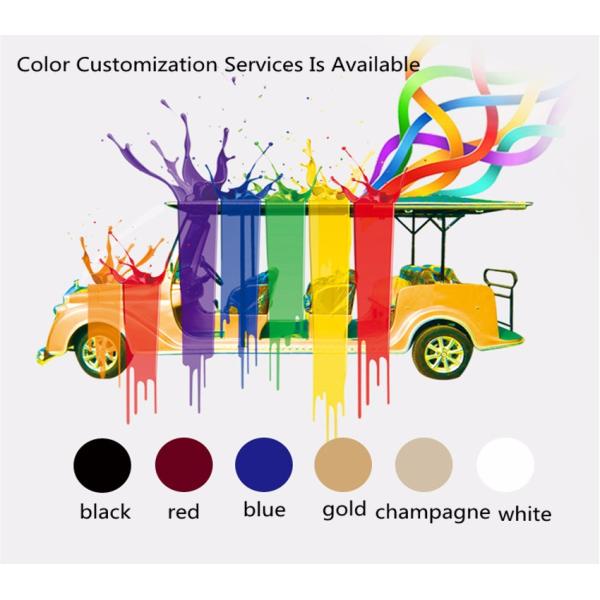 Chinese Red Electric Ancient Car 5KW AC Motor Classic Sightseeing Vehicle