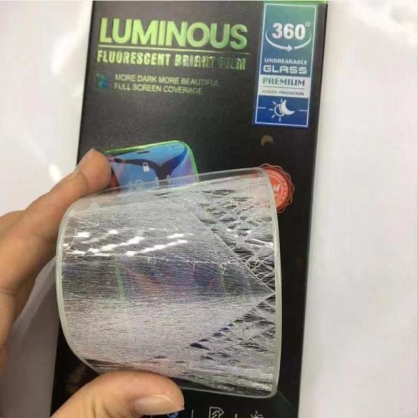 Silicone Edge Transparent Screen Protector 3D Full Glue Luminous