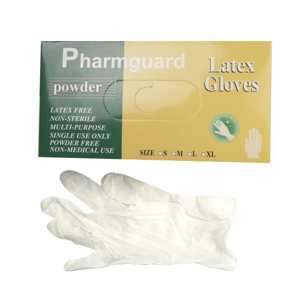 Disposable Medical Latex Gloves Powder Sterilization Inspection Protection