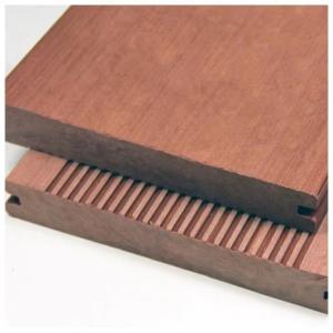 22mm 23mm Solid Core Composite Decking Outdoor Plastic Wood Planks Non Slip