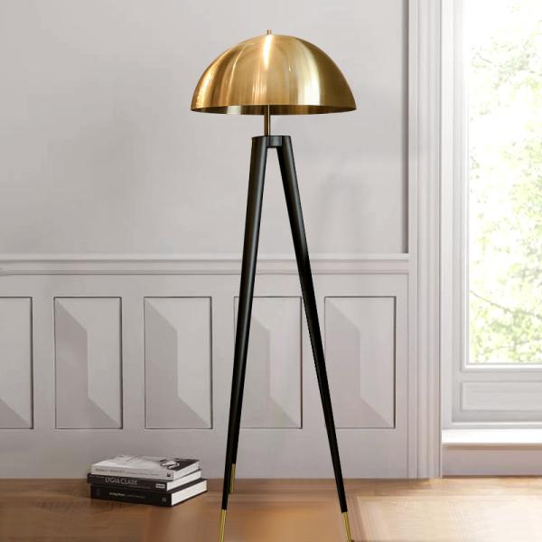 Designer Creative office LED floor lamp simple metal villa living room  replica lamp designer tripod lighting（WH-MFL-44)