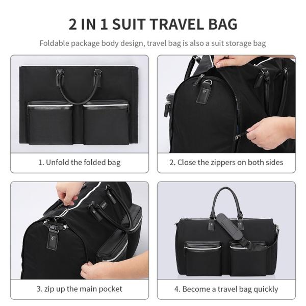 Business Travel Garment Bag Duffel Carry On Hanging Nylon 420D 22X10X13