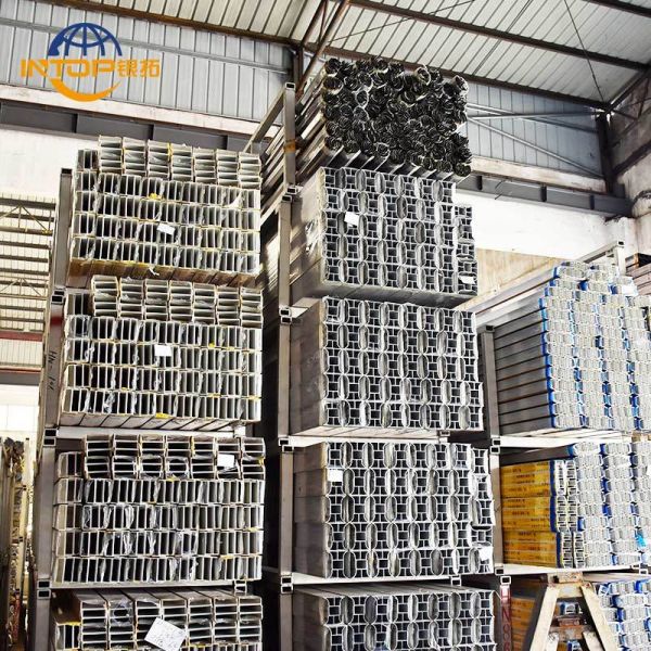 Powder Coating Black Low Gloss 10 Years Warranty Window Aluminium Profile