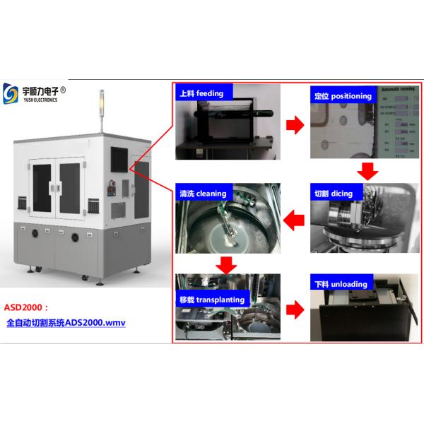 CCD 8KW автоматический выравнивает автомат для резки вафли полупроводника