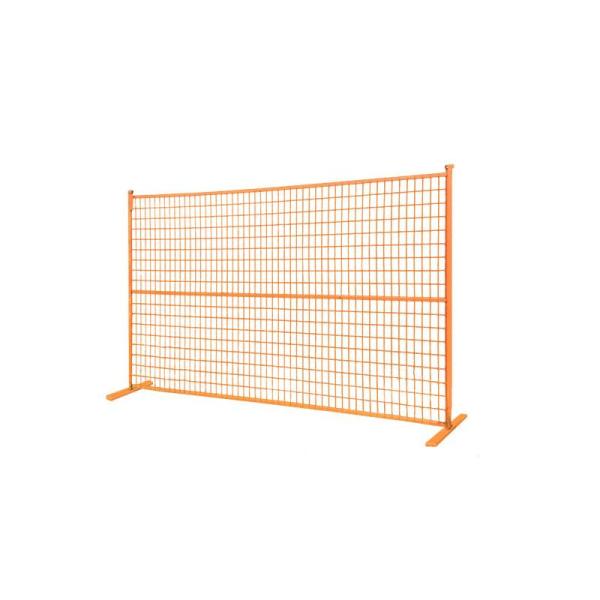 Anti Thief Anti Climb Temporary Steel Fence Galvanized Powder Coated