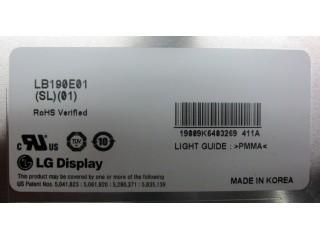 LB190E01-SL01 bit de la gamme de gris 8 affichage d'atterrisseur TFT de 19 pouces