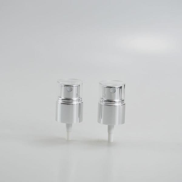 24-400 PP Luxury Sliver Sprayer Lotion Pump para tampa transparente na indústria cosmética