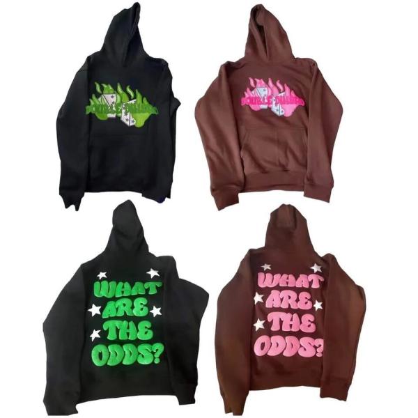                  Custom Men Hooded Sweatshirt High Quality Heavy French Terry Cotton Pullover 3D Foam Screen Puff Printing Unisex Hoodie             