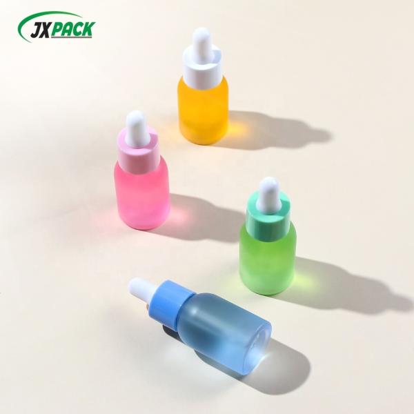 Transparent Skin Care Serum Dropper Bottle PET Plastic Sealing Type Pump Sprayer Bottle
