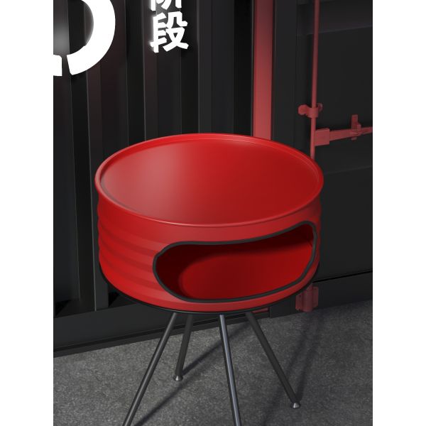 Steampunk BBQ Tables And Chairs Painted Metal Tables And Chairs Red