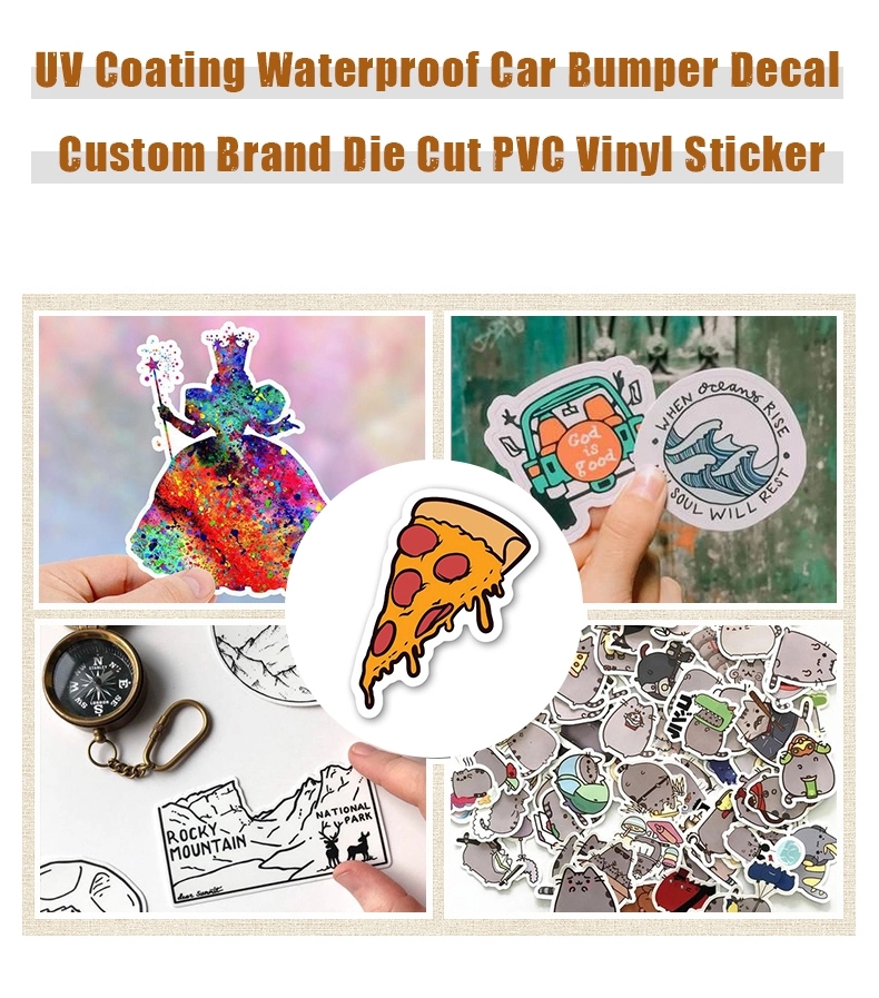 Стикеры ярлыка PVC красочного шнурка изготовленные на заказ вручают счету Printable клейкую ленту