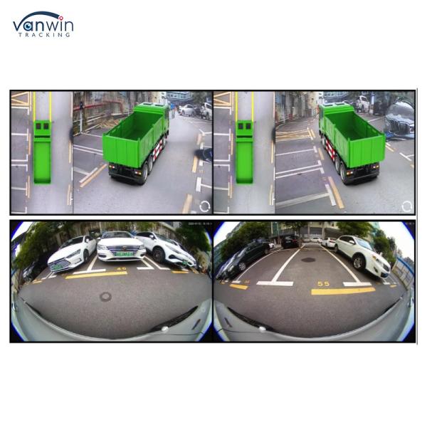 360 Degree Panoramic Camera 4 Channel HD Car 3D Bird View AVM Camera Fit For Car Camera Vehicle