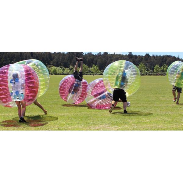 1.00mm TPU Material Inflatable Bubble Soccer / Bubble Football With Logo Printing