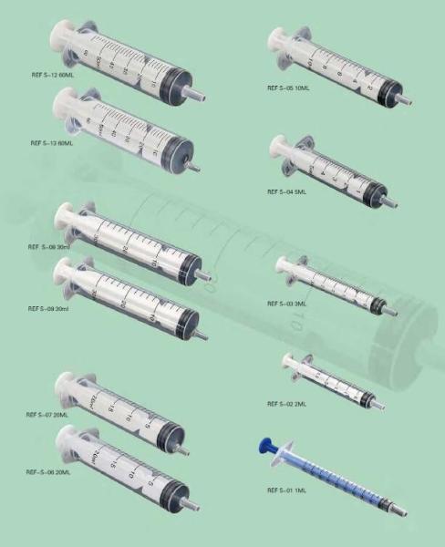 1ml 2ml Disposable Medical Syringe Hypodermic Injection Syringe