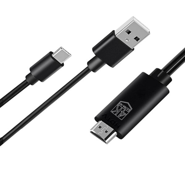 6FT HDMI HDTV Cable USBtype C to 4K HDMI cable
