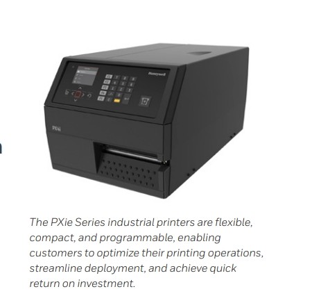Honeywell   px4ie The PXie Series industrial printers
