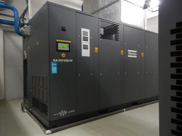 Certificado CE y salida DN125 La combinación perfecta en Atlas GA Serie GA315VSD