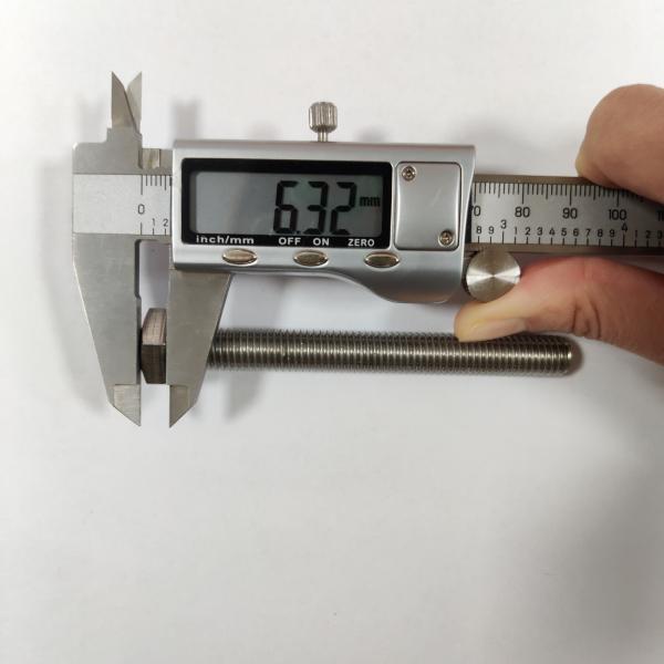 Cerrojo hexagonal y tuerca de acero inoxidable DIN933 SS304 A2-70 M6 M8 M10 M12 M16 para la industria general
