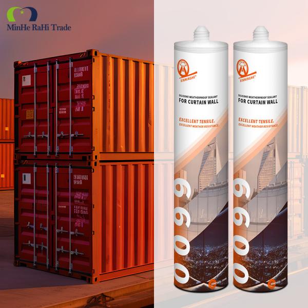 320ml Structural Soundproof Silicone Sealant Adhesive for Used Container Truck Home House MH6600 Silicona Sealant Sample