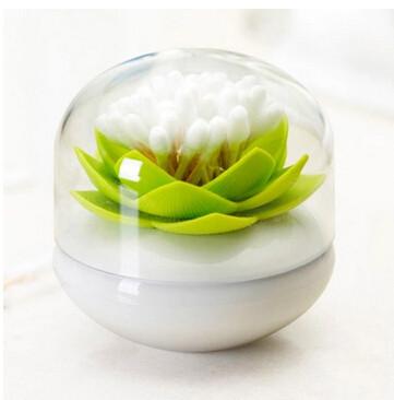 New creative gift product Abs lotus cotton bud holder toothpick organizer