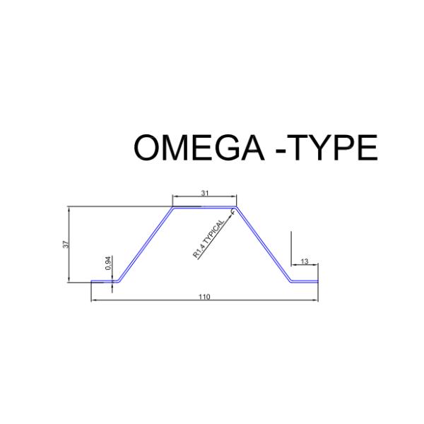 1mm Galvanized Coils Stud and Track Roll Forming Machine Chain Transmission