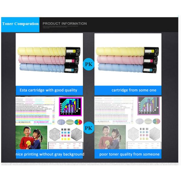 Toner Konica Minolta C - M - J - N Bizhub C224 pour copieur Konica Minolta Bizhub C364 / C284