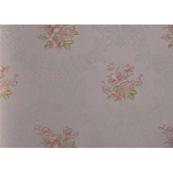 Flowers Damask Printing Concise European Country Style Wallpaper 0.53*9.5M