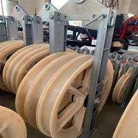 Maestro de nylon Stringing Blocks das rodas do pacote da carga 120KN avaliado