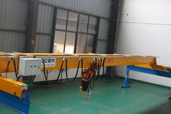 5 Ton Electric Single Girder Overhead Crane 3 Phase Traveling Crane