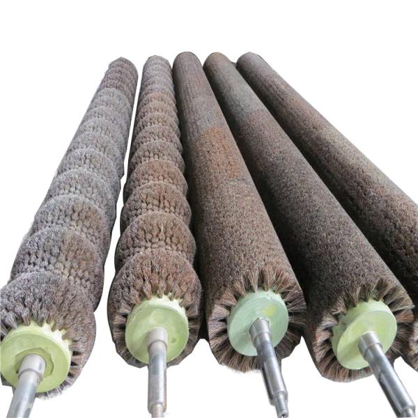 RITONG Custom Industrial Brushes Conveyor Cleaning Cylinder Brushes