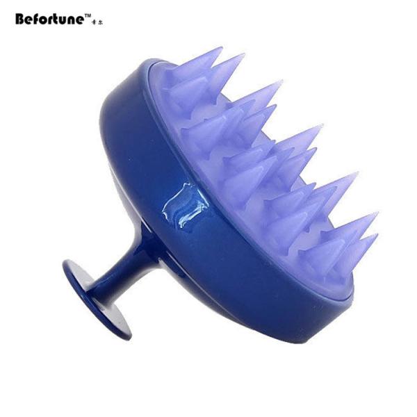 Silicone Hair Scalp Massager Shampoo Brush , BF6006 Head Massage Brush