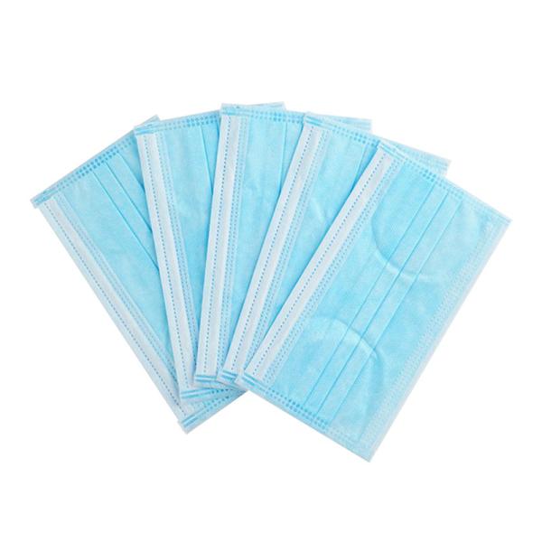 ISO13485 70% Viscose 30% Polyester Earloop Medical Mask ASTM LEVEL 1 BFE>95% with FDA certificate