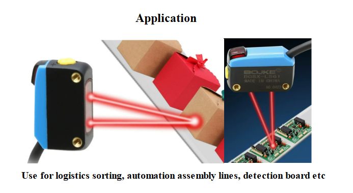 Background Suppression Photoelectric Sensor Switch For Position Measurement / Adjustment