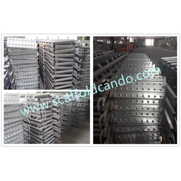 High performance scaffolding galvanized steel ladder 850mm,550mm width 8 steps 9 steps stair case for Ringlock scaffold