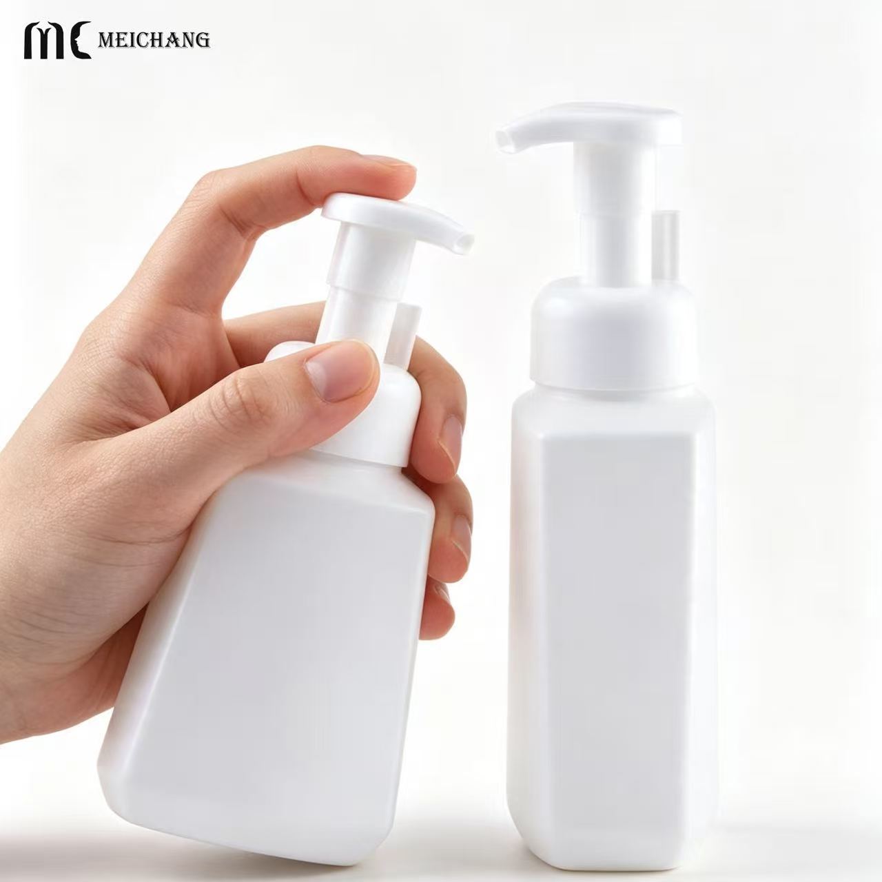 280ml PE Foaming Pump Bottle for Personal Care and Household Cleaning（MC-1807）
