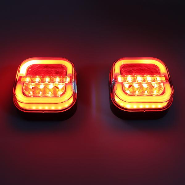 12V - 24V Wireless Magnetic Led Trailer Light Kits Led Indicated Truck Lamp