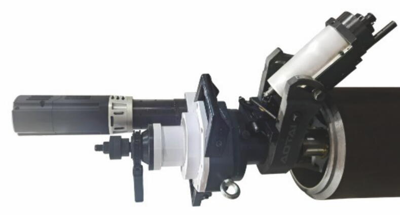Automatically Feed Mechanism Pipe Beveling Machine Used Forbeveling Thick Pipe And Prepare For Weldingflange Faces