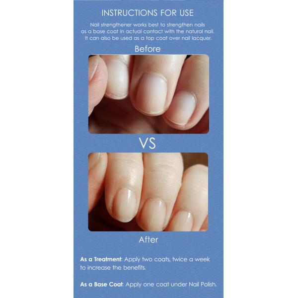 Personnalisez votre propre vernis fortifiant naturel pour ongles Source de lumière NON-LED pour des ongles sains et forts