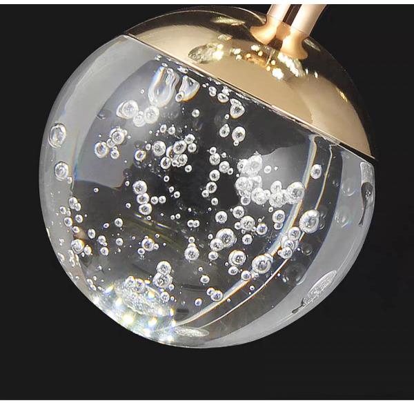 Apple Hanging Pendant Light Staircase Crystal Chandelier New Villa Hollow High Living Room Chandelier Rotating Staircase Long Chandelier