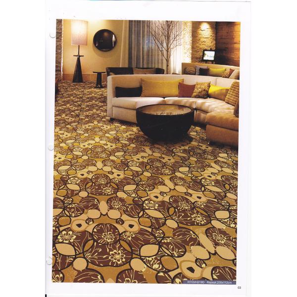 7mm Pile Height Axminster Carpet for Hotel and Cinema Flooring Solution