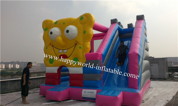 Spongebob squarepantsr bouncer slide combo, Spongebob squarepants bounce slide