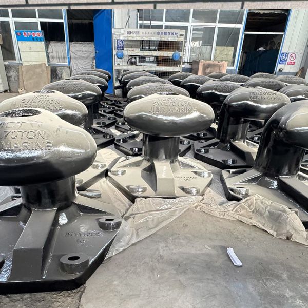 Dock Bollards Easy Installation Marine Grade Steel Long Service Life